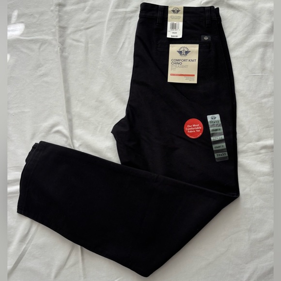 Dockers Other - Dockers Men’s Black Comfort Knit Denim Jeans, Straight Fit , 32x32 NWT